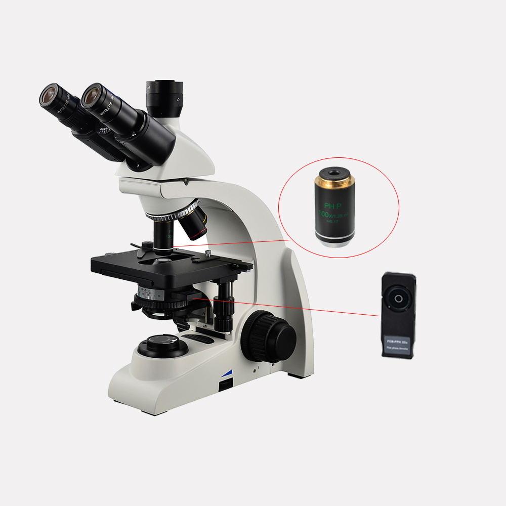 アズワン ECプランレンズ生物顕微鏡　位相差観察キット  (1セット) 目安在庫=△ - 3