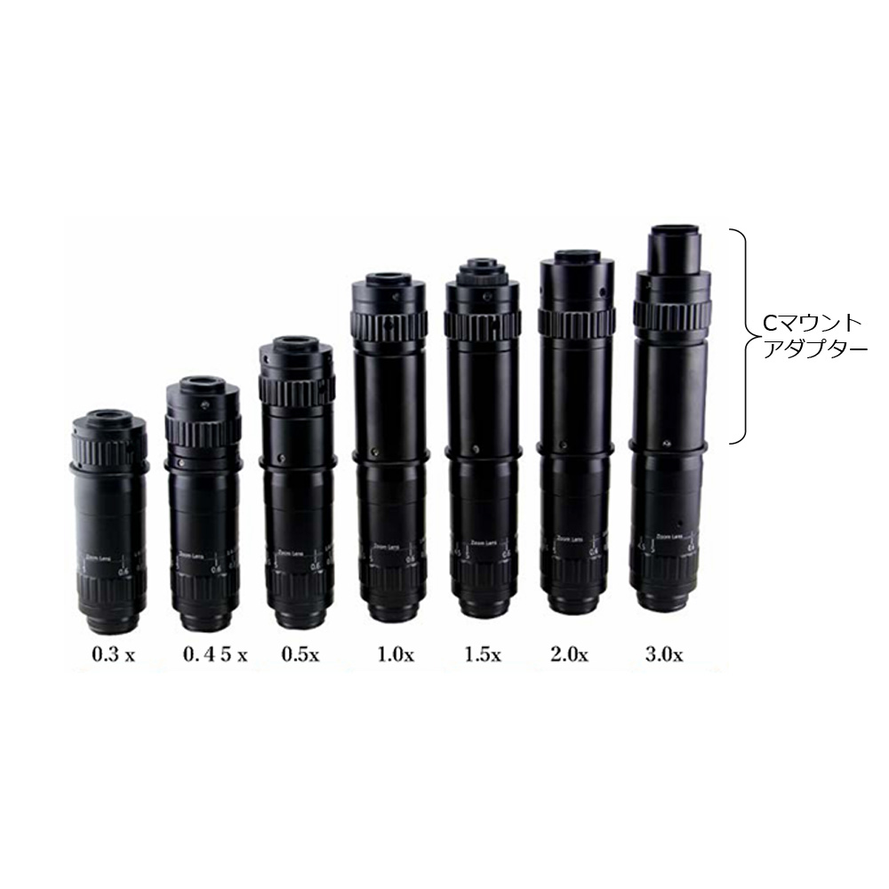 【SZS0650】単眼ズームデジタル顕微鏡/パラレル光学系/1x-Cマウント/LEDリングライト/標準スタンド/4Kカメラ - 画像 (9)