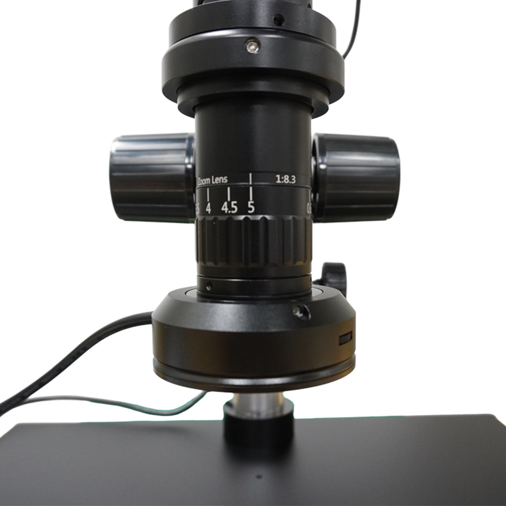 【SZS0650】単眼ズームデジタル顕微鏡/パラレル光学系/1x-Cマウント/LEDリングライト/標準スタンド/4Kカメラ - 画像 (6)